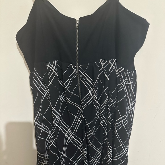Torrid High Low Black Plaid High Low Hem Spaghetti Strap Dress Size 14 - Picture 6 of 7